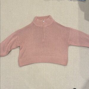 Cozy Pink Turtleneck Sweater